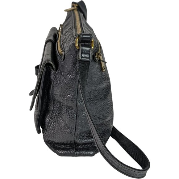 Fossil Kinley Large Crossbody Purse Handbag in Black Leather - Picture 5 of 16